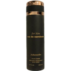 تصویر اسپری مردانه جانوین مدل Johnwin Eau De Narcissus حجم 200 میلی لیتر Johnwin Eau De Narcissus Spray For Men 200ml