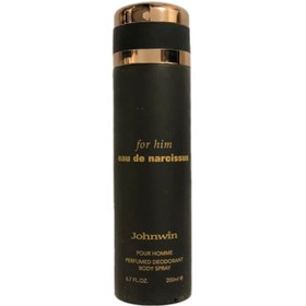 تصویر اسپری مردانه جانوین مدل Johnwin Eau De Narcissus حجم 200 میلی لیتر Johnwin Eau De Narcissus Spray For Men 200ml