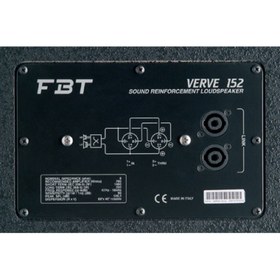 تصویر باکس بلندگو FBT Verve 152 سایز 15 اینچ (جفت) Box speaker FBT Verve 152