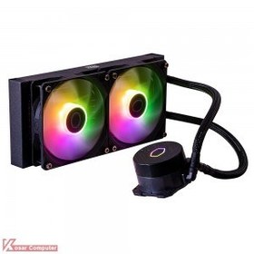 تصویر Cooler Master MasterLiquid 240L Core ARGB CPU Liquid Cooler - Dual Chamber Gen S Pump، رادیاتور برتر و فن های 120 میلی متری ARGB، براکت های LGA 1700 و AM5 - سفید Cooler Master MasterLiquid 240L Core ARGB CPU Liquid Cooler - Dual Chamber Gen S Pump, Superior Radiator and 120 mm ARGB Fans, LGA 1700 and AM5 Brackets - White