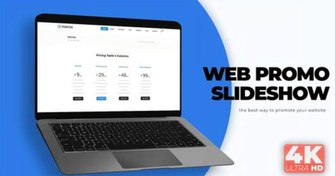 تصویر پروژه افترافکت اسلاید شو تبلیغاتی سایت Web Promo Slideshow 