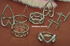 تصویر انگشتر پکی استیل کد 1112 