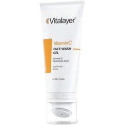 تصویر ژل شستشوی ویتامین سی ویتالیر حجم 200 میلی لیتر Vitalayer Vitamin C Facial Gel Cleanser 200ml