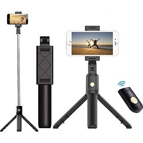 تصویر پایه مونوپاد پرودو مدل PD-BTSS-BK Porodo Bluetooth Selfie Stick PD-BTSS-BK