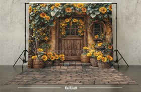 تصویر بکدراپ پارچه ای عکاسی طرح پاییز کد fall349 