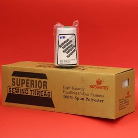 تصویر نخ دوک سفید کارتن 120 عددی 