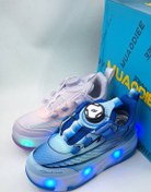 تصویر کفش اسکیتی چهارچرخ 