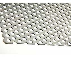 تصویر ورق پانچ استیل 304 ابعاد 1000*2000 ضخامت 0/75 چشمه 0/75 