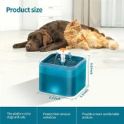 تصویر فواره آب گربه و سگ AONBOY ، فوق العاده بی صدا و 2 لیتر- کیفیت عملکرد بالا AONBOY Cat and dog Water Fountain Ultra Silent 2L