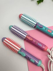 تصویر اتو مو، بابلیس، برس حرارتی سه کاره مسافرتی Iron Hair Brush Mermaid 25w