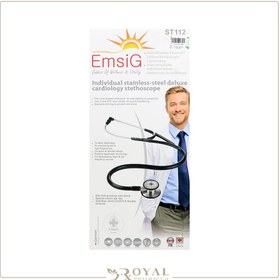 تصویر گوشی پزشکی ST112 امسیگ ا EmsiG Stethoscope ST112 EmsiG Stethoscope ST112