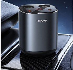 تصویر شارژر فندکی سوپر فست شارژ 145 وات یوسامز USAMS US-CC151 C28 245W Fast Car Charger 