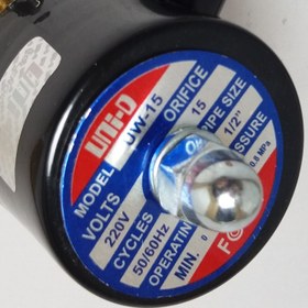 تصویر شیر برقی برنجی برند یونی دی (UNI-D) مدل UW-15 سایز 1/2 بوبین 220V 