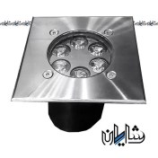 تصویر چراغ دفنی 6 وات مربع ماهرخ Burial light 6 watt square Mahrokh