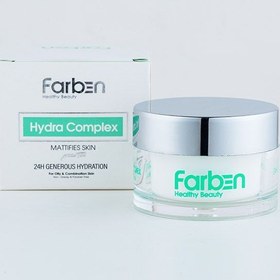 تصویر کرم مغذی آبرسان صورت چای سبز فاربن حجم 50 میلی لیتر Farben Bamboo Extract Oily Skin Hydrating Cream 50ml