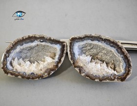 خرید و قیمت ژئود با کلسیت دندان سگی و حاشیه عقیق 85 گرم | ترب