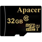 تصویر کارت حافظه microSDHC اپیسر کلاس 10 استاندارد UHS-I U1 سرعت ا Apacer UHS-I U1 Class 10 45MBps microSDHC With Adapter - 32GB Apacer UHS-I U1 Class 10 45MBps microSDHC With Adapter - 32GB