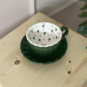 تصویر ماگ صدفی سرخسی خرید ماگ سرامیکی صدفی سرخسی