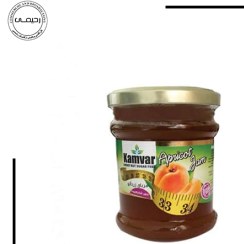 تصویر مربای زردآلو بدون شکر و رژیمی کامور 