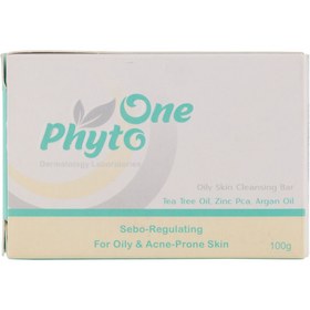 تصویر پن مخصوص پوست چرب حاوی روغن درخت چای حجم 100 گرم فیتووان Phyto One Oily Skin Cleaning Bar 100 gr