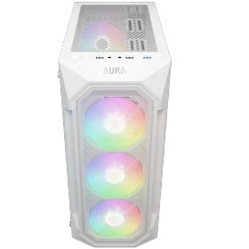 تصویر کیس گیمینگ گیم دیاس AURA GC1 ELITE WH MESH ARGB MID-TOWER 