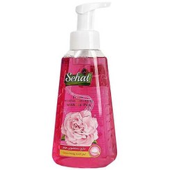 تصویر مایع دستشویی صورتی 500گرم - صحت 