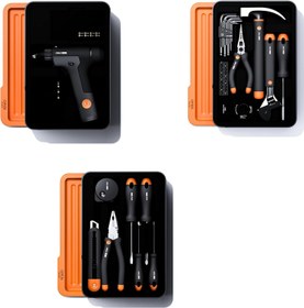 تصویر جعبه ابزار چندمنظوره شیائومی Deli H1001-DEF Tool Set (3 لایه) 