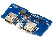 تصویر برد پاور بانک دوخروجی 5V 1-2A 