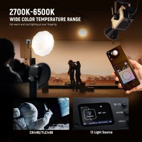 تصویر نور ثابت حرفه‌ای COB نیور مدل NEEWER AS600B 