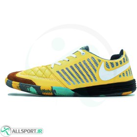 تصویر کفش فوتسال نایک لونار گتو Nike Lunar Gato IN Yellow Brow 