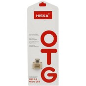 تصویر Hiska OTG مدل 6103 Usb to MicroUsb 