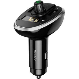 تصویر FM Player بلوتوثی + شارژر فندکی Yesido Y39 Yesido Y39 Bluetooth FM Player Transmitter & Car Charger