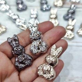 تصویر دکمه دفرمه طرح خرگوش 