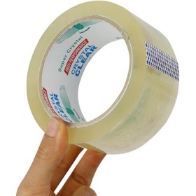 تصویر چسب پهن شیشه ای عقاب Super Crystal 5cm Crystal Clear 5cm Tape