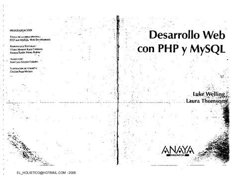 خرید و قیمت دانلود کتاب Desarrollo Web Con Php Y Mysql | ترب