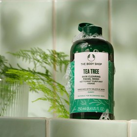 تصویر ژل شستشوی صورت بادی شاپ  ضد جوش تی تری 250 میل The Body shop Tea Tree Skin Clearing 250 ml