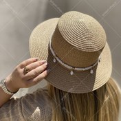 تصویر کلاه حصیری فدورا 