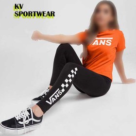 تصویر ست تیشرت شلوار ورزشی زنانه vans Vans womens sports pants t-shirt set