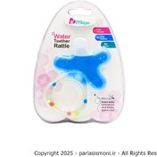 تصویر دندان گیر آبدار جغجغه ای مایا Maya - آبی Maya water teether rattle