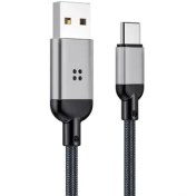 تصویر کابل تایپ سی رقص نور راک Rock R6 Type-C Cable 1M RCB0761 | جانبی 