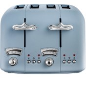 تصویر توستر دلونگی مدل CT04 De'Longhi Argento Flora CT04 .4 Slice Toaster