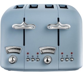 تصویر توستر دلونگی مدل CT04 De'Longhi Argento Flora CT04 .4 Slice Toaster