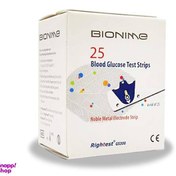 تصویر نوار تست قند خون بایونیم (Bionime) مدل GS300 رنگ سفید 