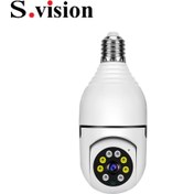 تصویر دوربین بی سیم لامپی اس ویژن P-L862-SD-A - ایمن شمال 