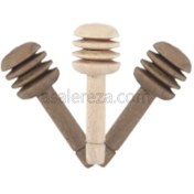 تصویر قاشق چوبی عسل (چوب جنگلی) - 6.5 سانت 