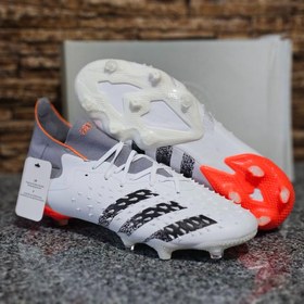 تصویر کفش فوتبال ادیداس پردیتور فریک مشکی adidas predator freak fg - 42 adidas predator freak