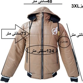 تصویر کاپشن بادکنکی مردانه دورو لانوین Double Lanvin men's balloon jacket