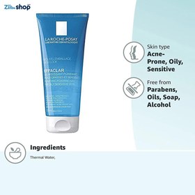 تصویر ژل فوم شستشوی صورت پوست چرب افکلار لاروش پوزی LA ROCHE-POSAY EFFACLAR PURIFYING FOAMING GEL 200 & 400 ML