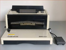 تصویر دستگاه صحافی مارپیچ برقی مدل AX 8809 Electric spiral binding machine model 8809