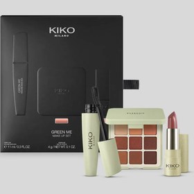 تصویر ست آرایشی گیاهی کیکو (پلت سایه، ریمل و رژ لب) Green Me Make Up Set Kiko milano